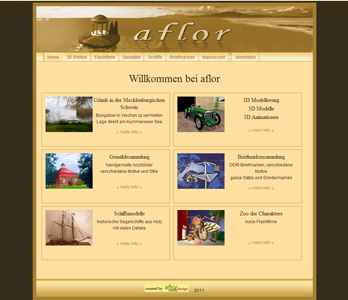 Webseite Aflor